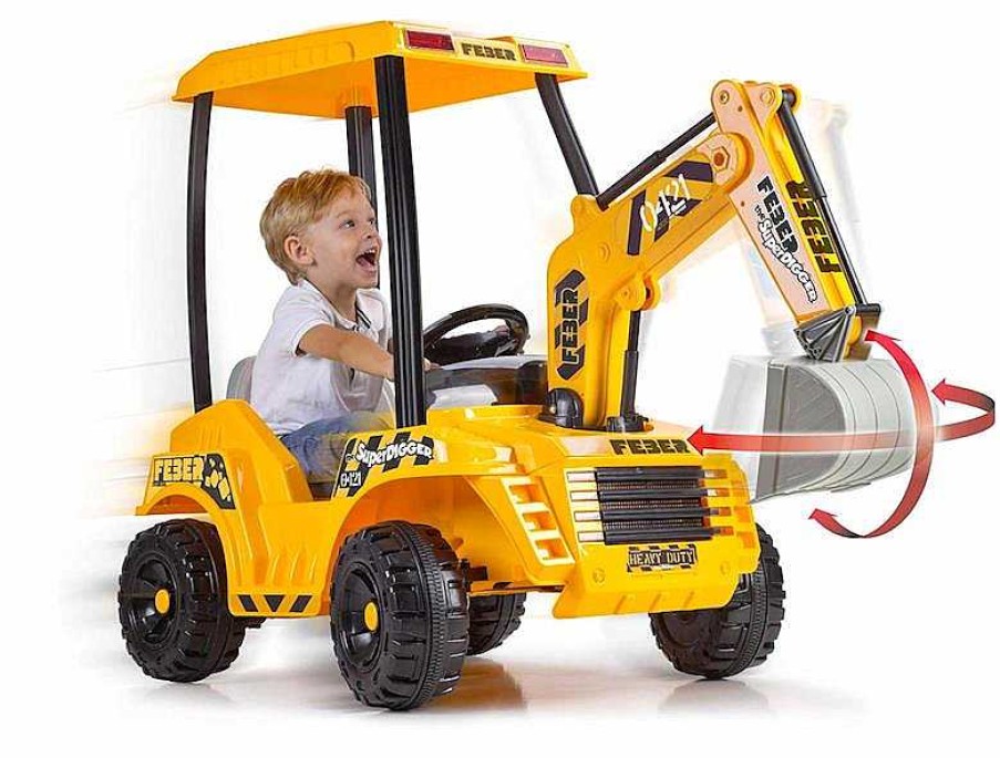 Coches El Ctricos Infantiles Feber | Excavadora Supper Digger Feber