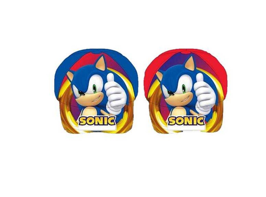 Juguetes Para Piscina Y Accesorios New Import | Gorra Ni O Sonic Talla 52-54 Cm