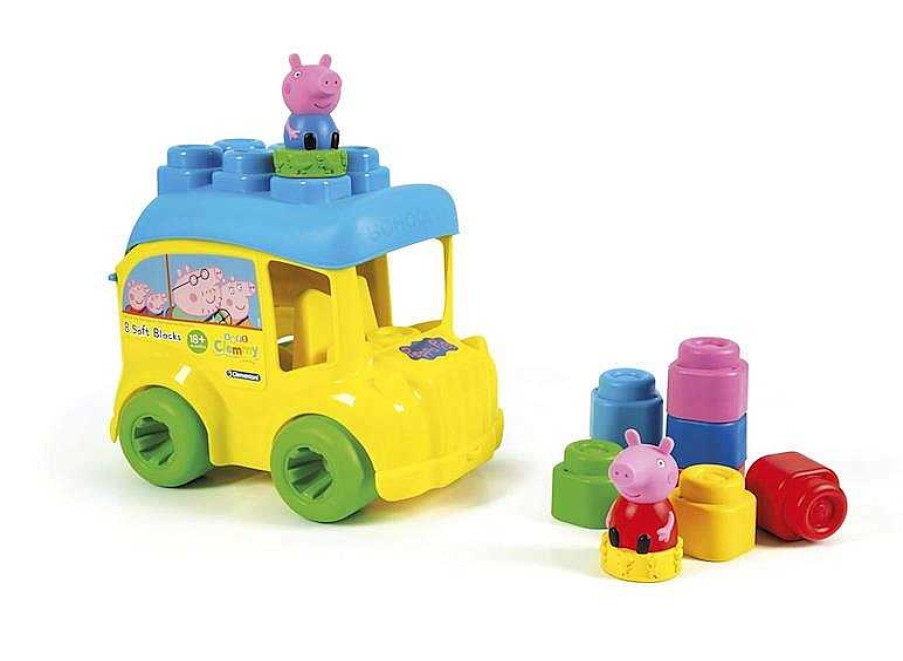 Juguetes Para Beb S Clementoni | Autob S Peppa Pig De Bloques Clemmy