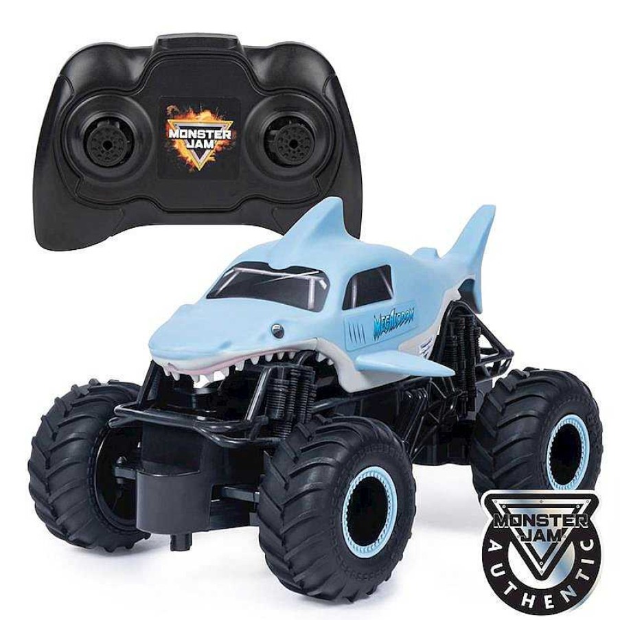 Veh Culos De Juguete Spin Master | Coche R/C Monster Jam Megalodon Escala 1:24