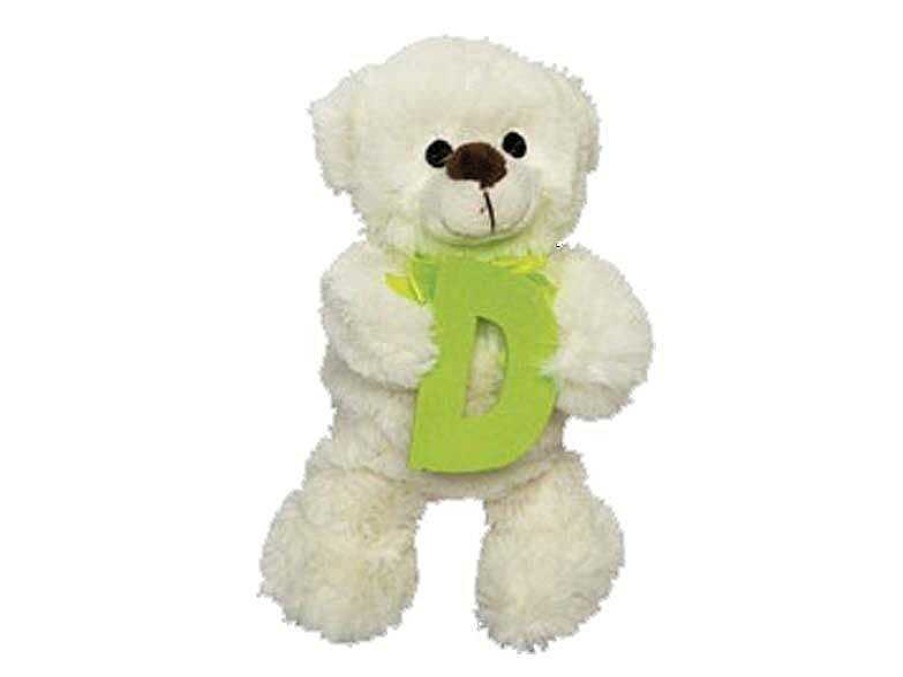 Peluches Beatriz | Peluche Osito Con Letra D 23 Cm Artesan As Beatriz