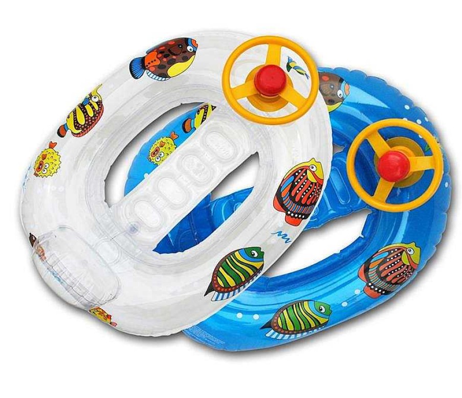 Juguetes Verano Creaciones Llopis | Barca Baby Peces Con Volante 72 Cm Creaciones Llopis