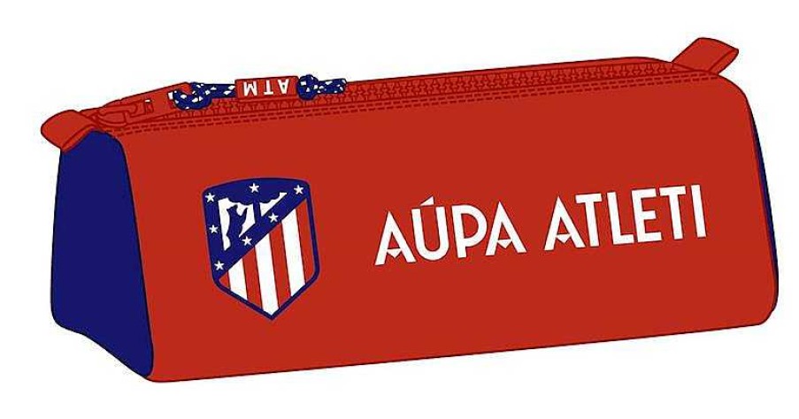 Material Escolar Safta | Estuche Escolar Atl Tico De Madrid Safta