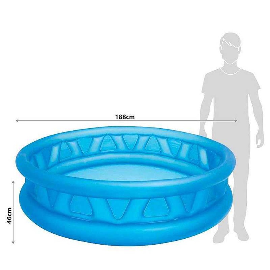 Juguetes Para Piscina Y Accesorios Intex | Piscina Hinchable Tubos Azul De 188X46 Cm