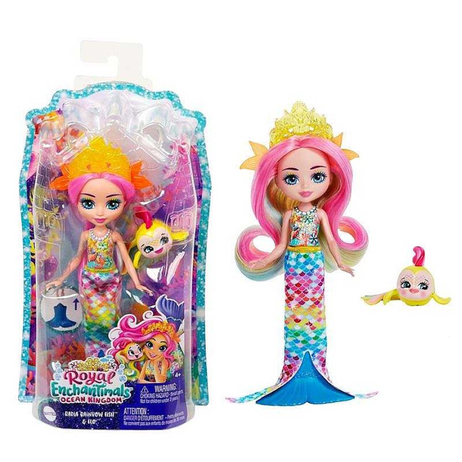 Mu Ecas Mattel | Mu Eca Enchantimals Royal Rainey Rainbow Fish