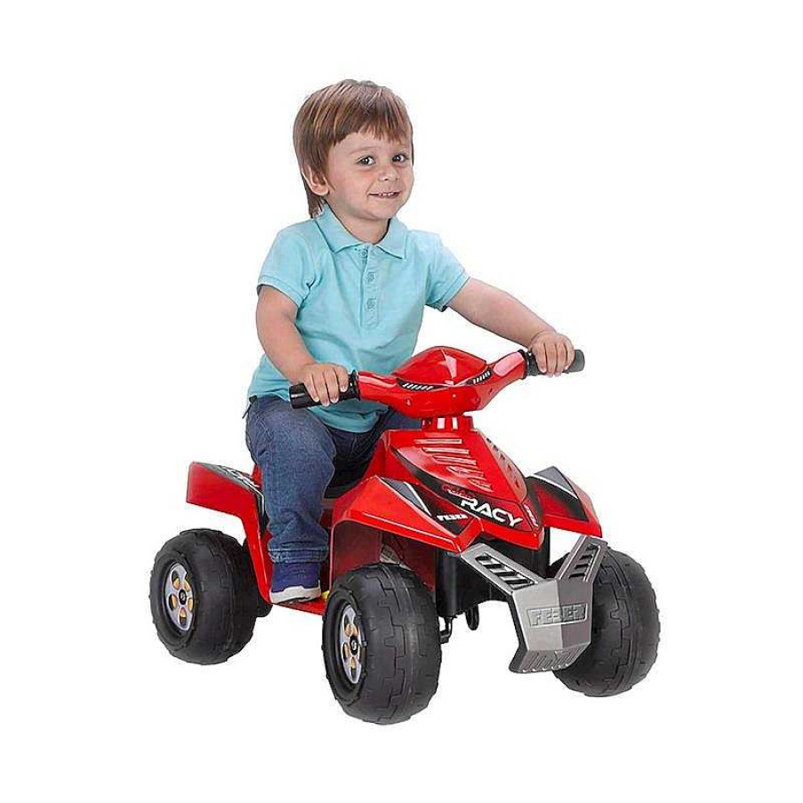 Coches El Ctricos Infantiles Feber | Quad Bater A Racy Famosa