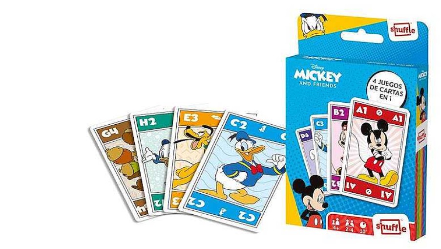 Juegos De Mesa Fournier | Baraja Infantil Mickey Y Amigos