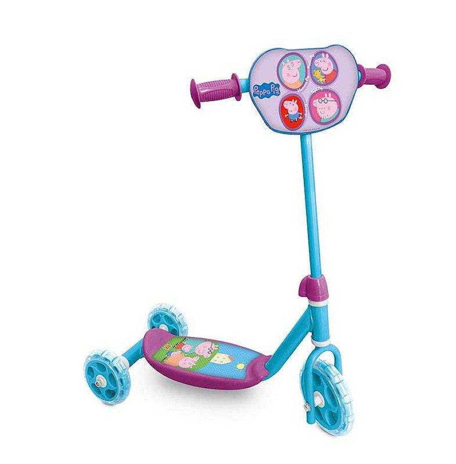 Juguetes Aire Libre Unice | Patinete 3 Ruedas Peppa Pig Rosa