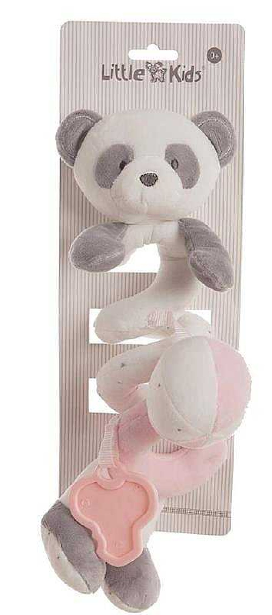 Peluches Creaciones Llopis | Espiral Baby Panda Rosa 25Cm