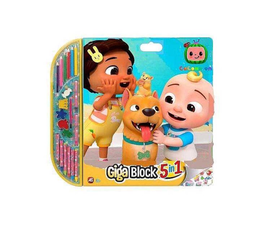 Juegos Del Hogar Cefa | Libro Giga Block Cocomelon