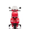 Coches El Ctricos Infantiles Ociotrends | Moto Vespa El Ctrica Rojo Con Mp3