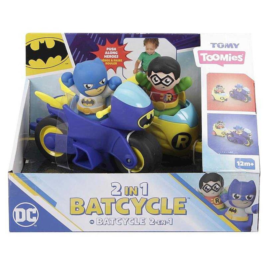 Figuras De Acci N Bizak | Batcyclo 2 En 1 Moto Con Sidecar De Batman