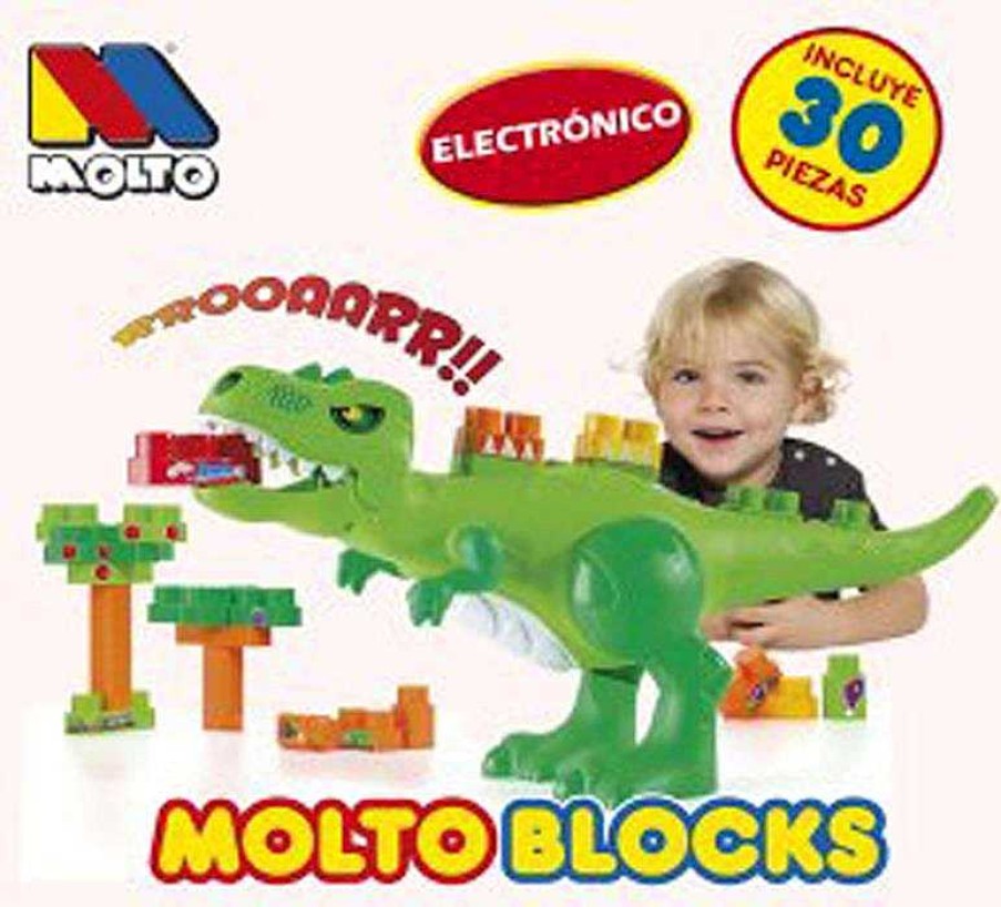 Juguetes Para Beb S Molto | Juego Construcci N Dinosourio Bloques Molto