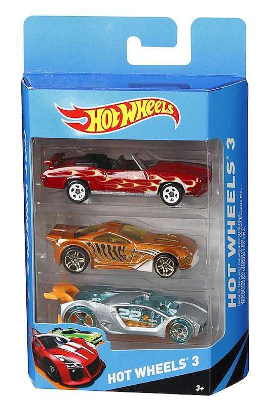 Veh Culos De Juguete Mattel | Coches Hot Wheels Pack De 3 Mattel