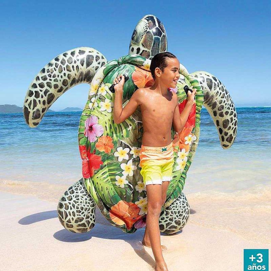 Juguetes Para Piscina Y Accesorios Intex | Figura Hinchable Tortuga 191X70Cm