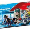 Playmobil Playmobil | Playmobil City Action Moto De Polic A En Persecuci N