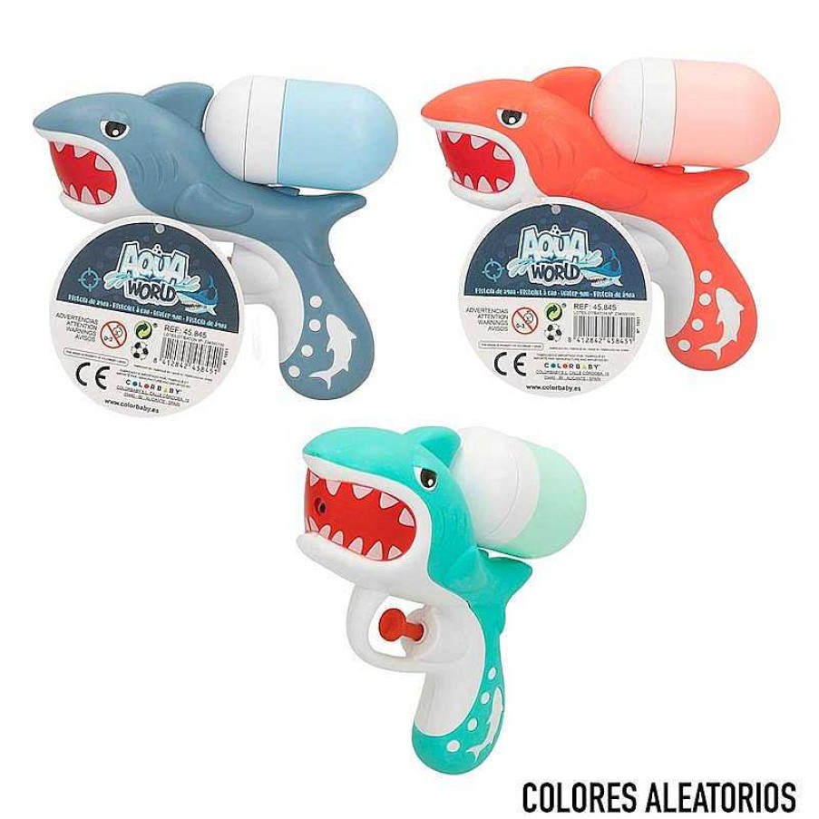 Juguetes Para Piscina Y Accesorios Color Baby | Tiburon Pistola De Agua 13Cm