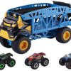 Veh Culos De Juguete Mattel | Cami N Transporte Hot Wheels Monster Trucks