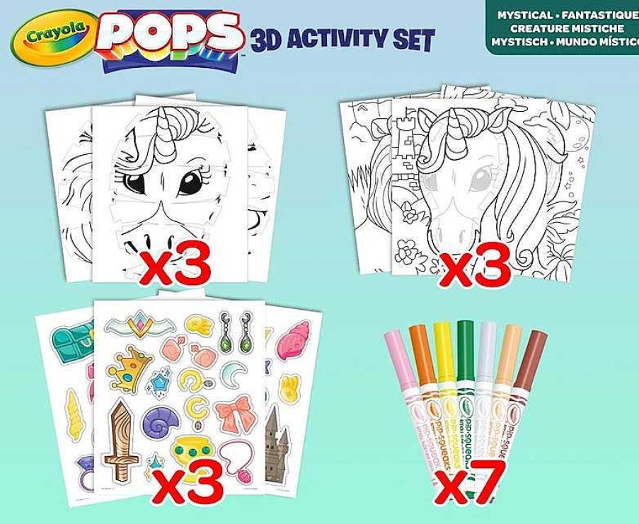 Juegos Del Hogar Crayola | Criaturas Fant Sticas Crayola Pops 3D