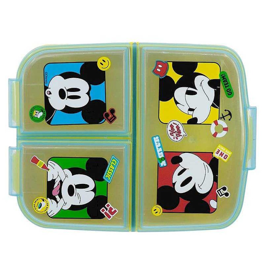 Primera Comuni N Stor | Sandwichera Multi Compartimentos Mickey Mouse