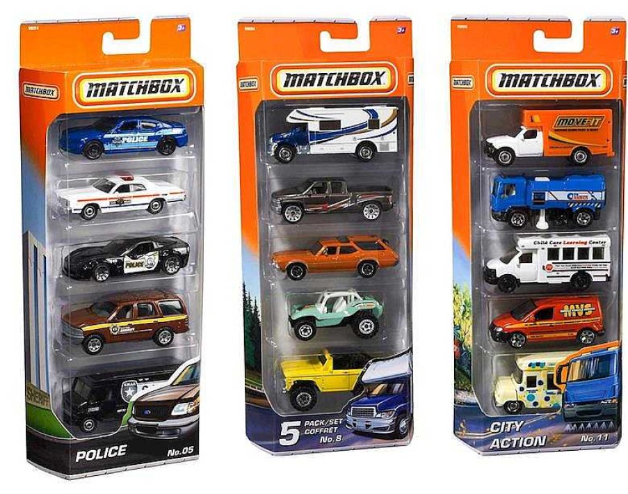 Veh Culos De Juguete Mattel | Matchbox Coches Pack 5