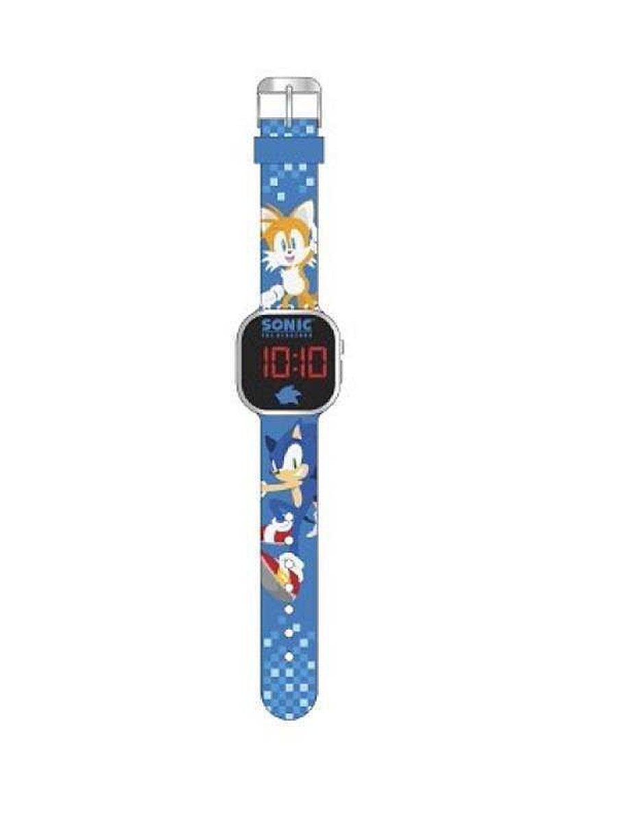 Juguetes Electr Nicos Kids Euroswan | Reloj Led Sonic Con Calendario