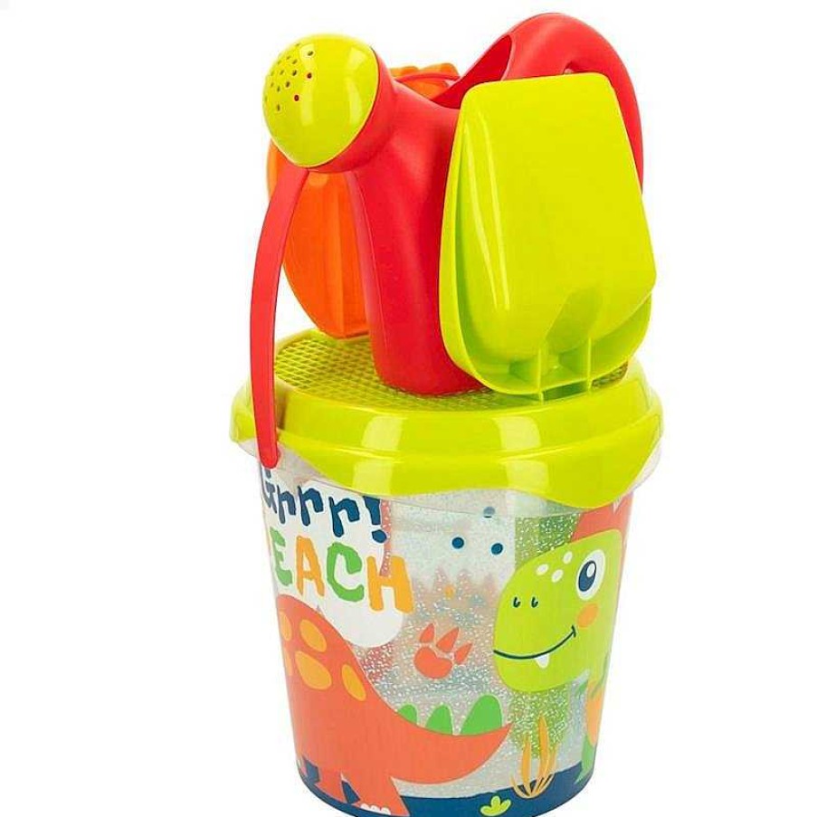 Juguetes Verano Color Baby | Cubo Playa Dino Beach 18 Cm