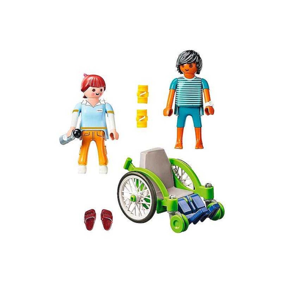 Playmobil Playmobil | Playmobil City Life Paciente En Silla De Ruedas