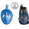 Juguetes Para Piscina Y Accesorios Poessa | Gafa De Buceo Integral Infantil Azul