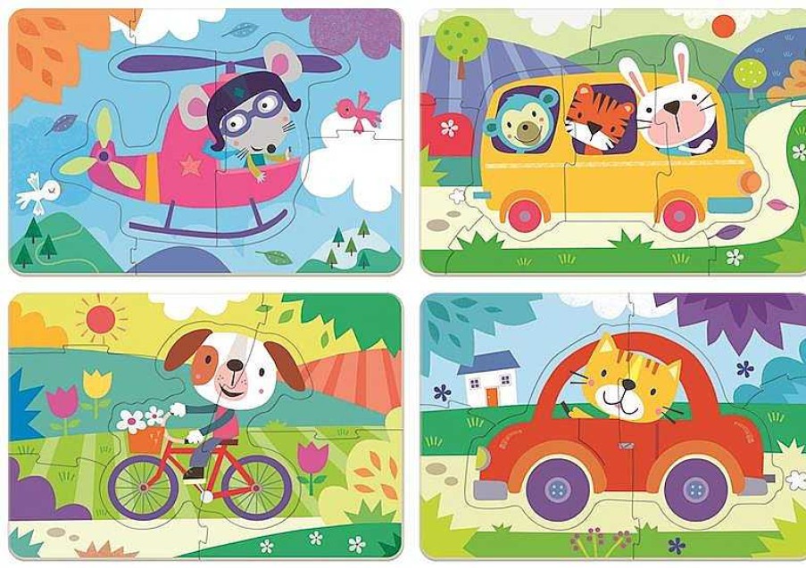 Puzzles Educa Borrás | Puzzles Vehiculos Extraibles