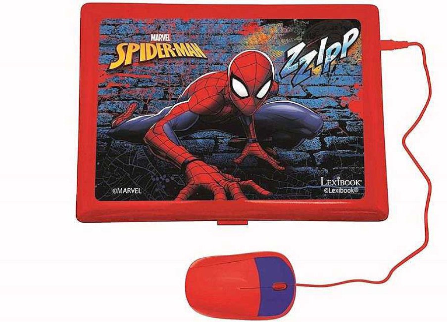 Juguetes Electr Nicos Lexibook | Ordenador Portatil Spiderman Educativo Biling E