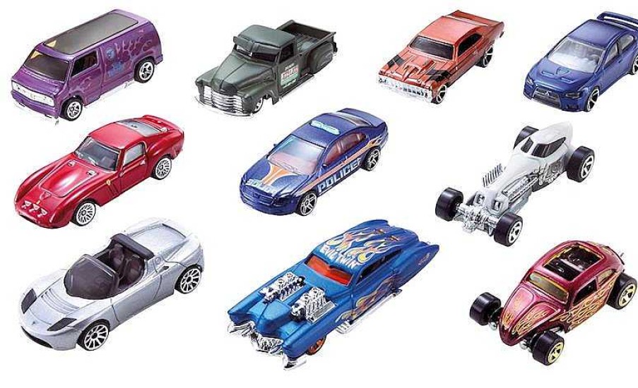 Veh Culos De Juguete Mattel | Coches Hot Wheels Pack 10