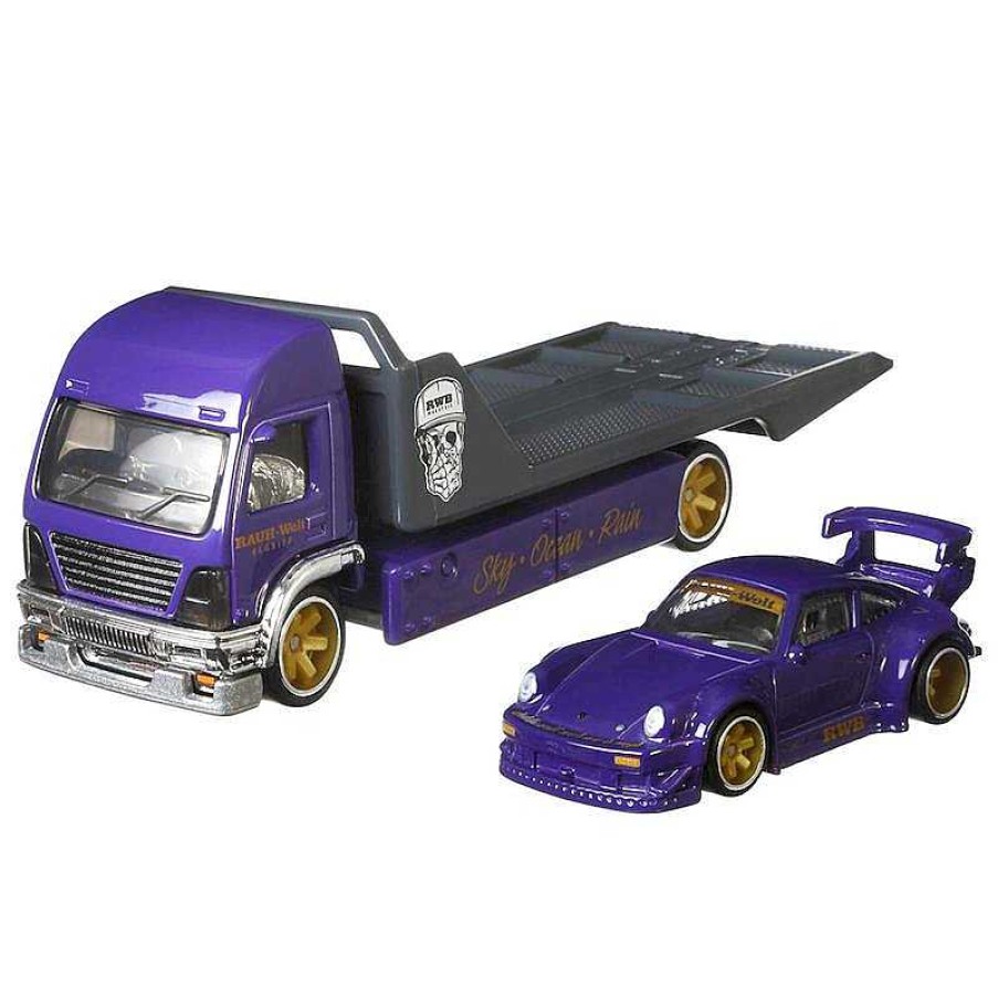 Veh Culos De Juguete Mattel | Cami N De Transportes De Equipos Hot Wheels