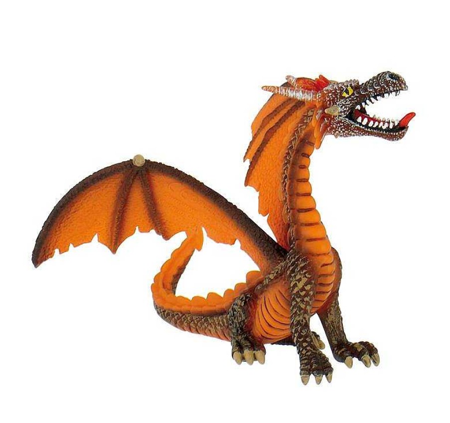 Figuras De Acci N Bullyland | Figura Dragon Naranja