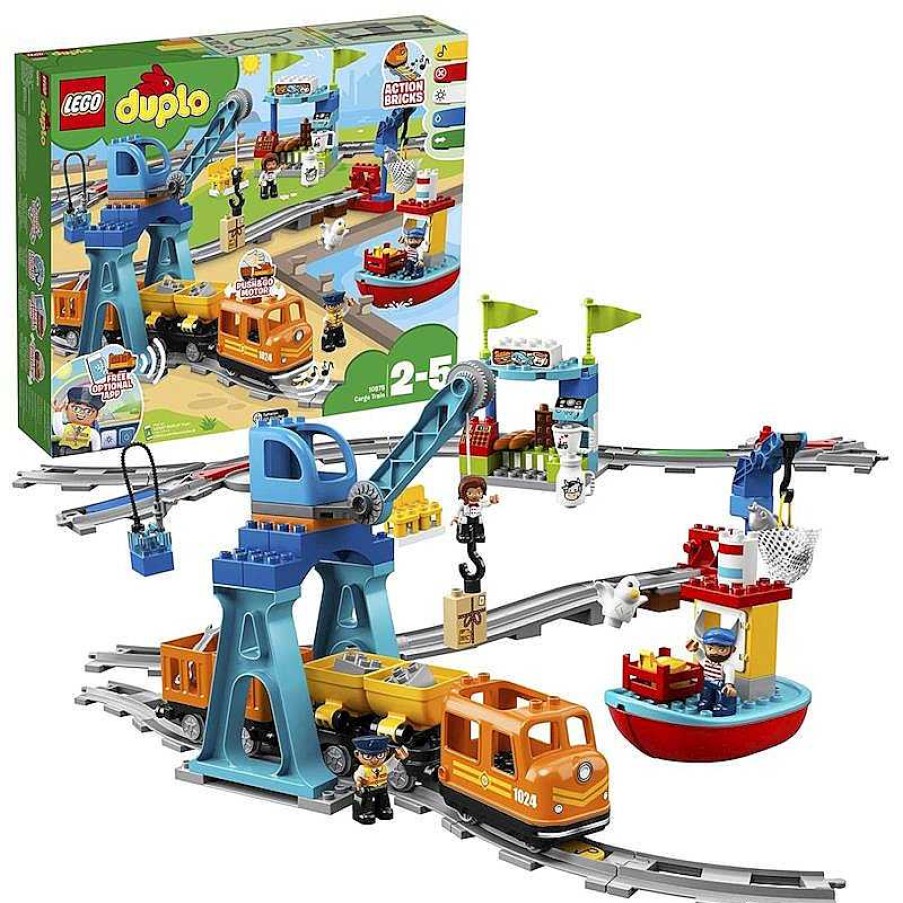 Juegos De Construcci N Lego | Tren De Mercanc As Teledirigido Lego Duplo